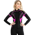 Goldfin Womens Wetsuit Top, 2Mm Neoprene Wetsuit Jacket Ladies Long Sleeve For Water Aerobics Diving Surfing Kayaking, X-Small