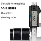 Zukka Bike Fork Stem Extender Bicycle Handlebar Stem Riser Adjustable Bike Stem Riser Aluminium Alloy Head Up Adapter 1-1/8 Inch