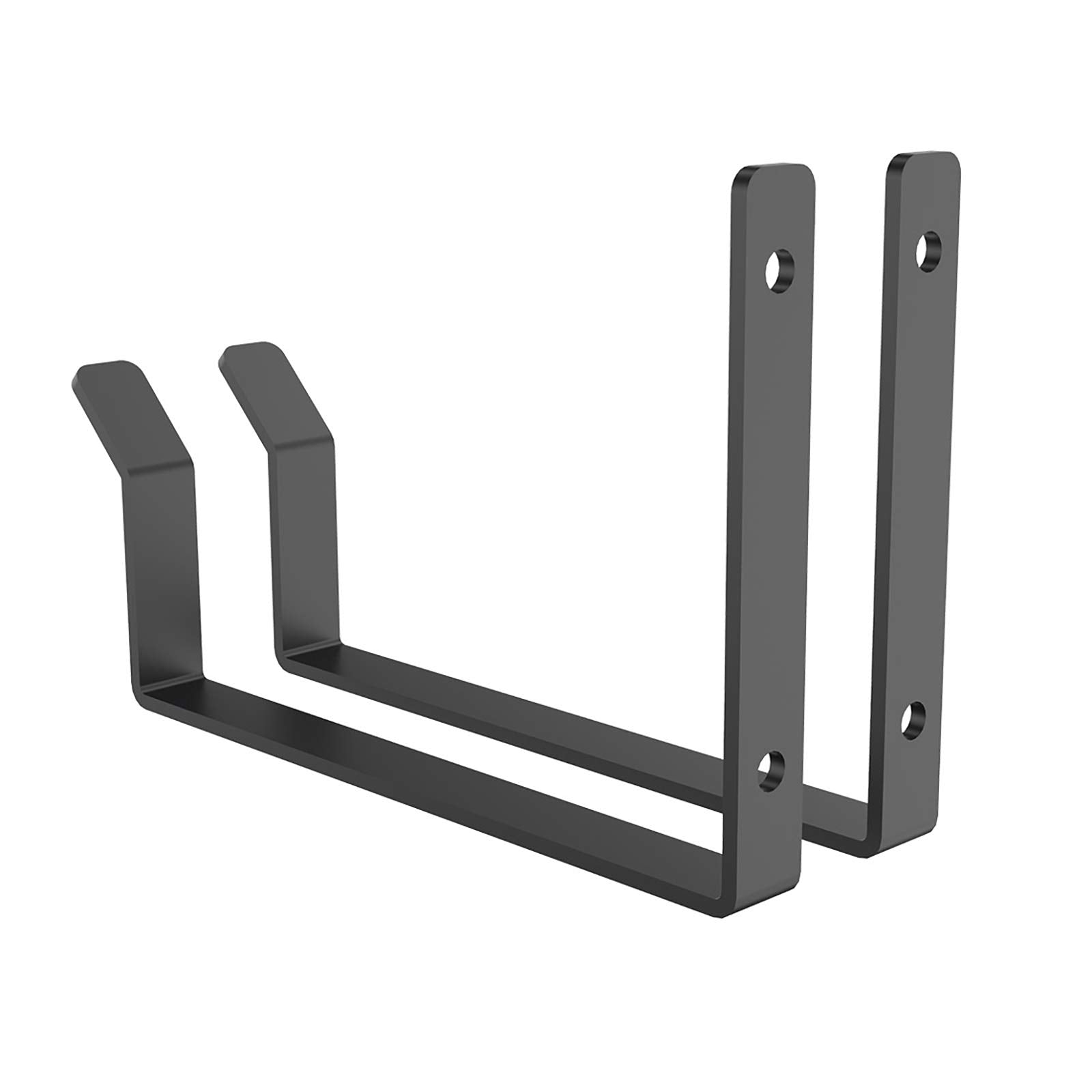 Fleximounts 2 Pack Add On Storage Utility Hook Accessory For Garage Ceiling Rack, Black