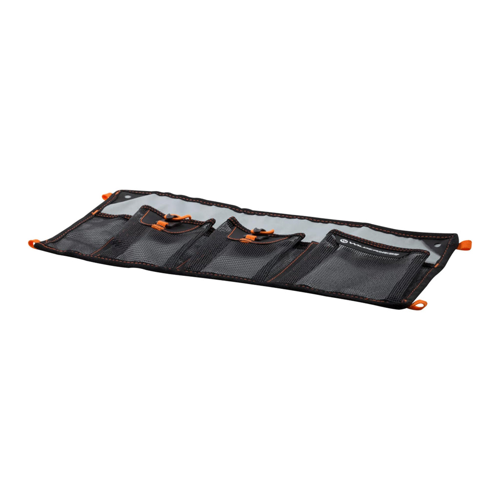 Wilderness Systems Mesh Storage Sleeve - 4 Pocket - For Kayak Storage Gray/Black One Size 8070068