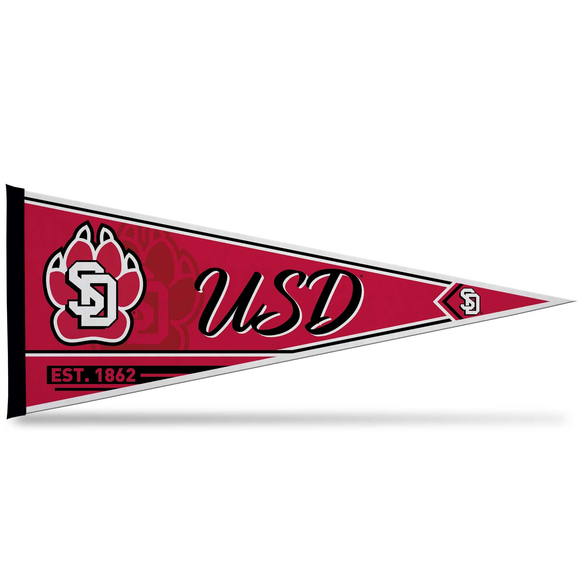 Rico Industries Ncaa South Dakota Coyotes Classic 12'' X 30'' Felt Wall D  Cor Pennant - Great For Home/Bed Room/Man Cave D  Cor