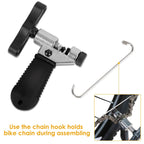 Wotow Bike Chain Repair Tool Kit Set, Cycling Bicycle Chain Breaker Splitter Cutter & Wear Indicator Checker & Master Link Plier