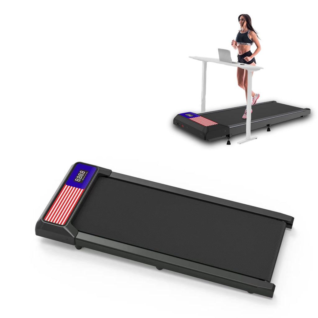 Cyclerade Walking Pad Treadmill With Incline, Under Desk Treadmill, Low Noise, 2.5 Hp With Maximum Capacity Of 265 Lbs App & Rem
