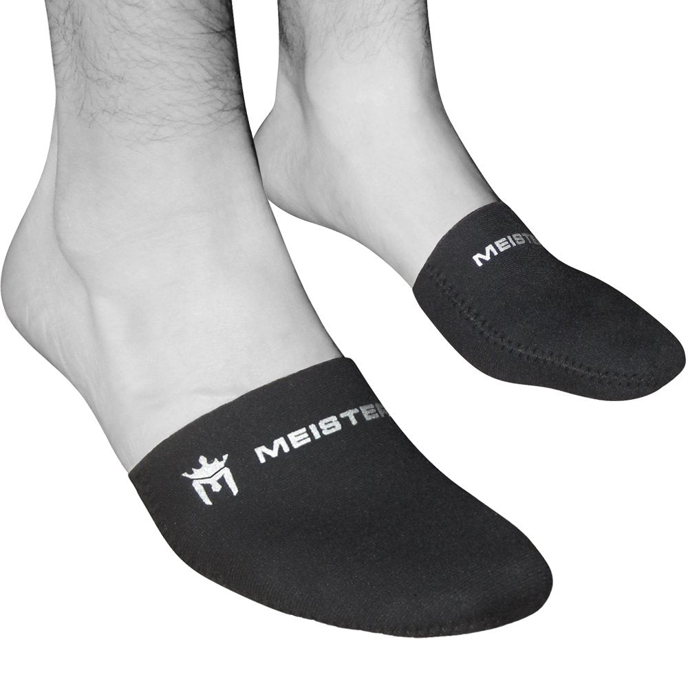 Meister 2.5Mm Thermal Neoprene Toe Warmer Booties For Cycling, Running, Hiking & Ice Baths (Pair) - Black