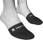 Meister 2.5Mm Thermal Neoprene Toe Warmer Booties For Cycling, Running, Hiking & Ice Baths (Pair) - Black