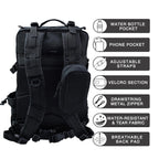 Nwt Xpedition Military Tactical Backpack,Sturdy Work & Molle Laptops Rucksack, Heavy Duty Pack For Hiking Camping Travel Fishing