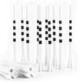 Amy Sport Extra Long Golf Tees Plastic 4 Inch or 5 Inch 30 Pack, 5 Prong Unbreakable & Consistent Height Tees, Driving Range Tee