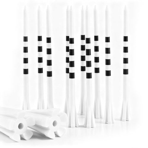 Amy Sport Extra Long Golf Tees Plastic 4 Inch or 5 Inch 30 Pack, 5 Prong Unbreakable & Consistent Height Tees, Driving Range Tee
