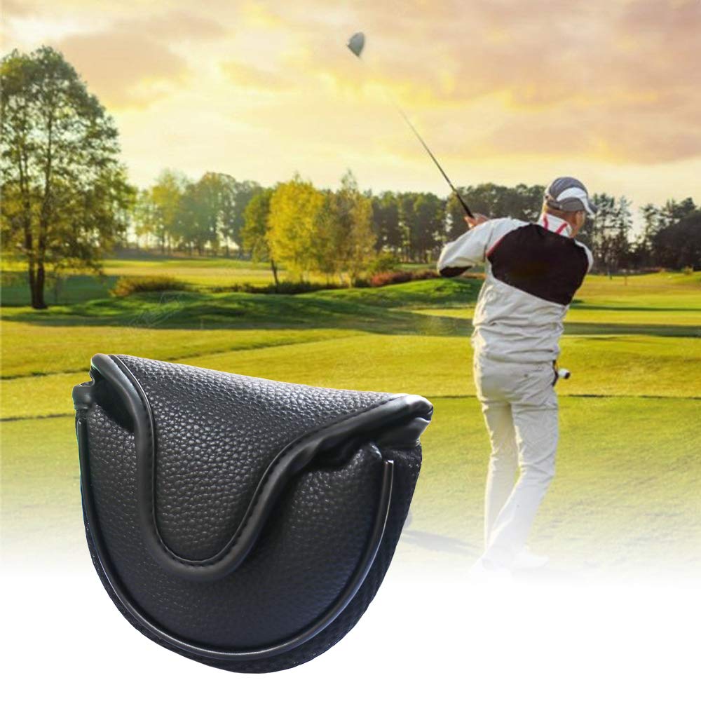 Histar Golf Mallet Putter Headcover For Taylormade Scotty Cameron Odyssey Magnet (Black)