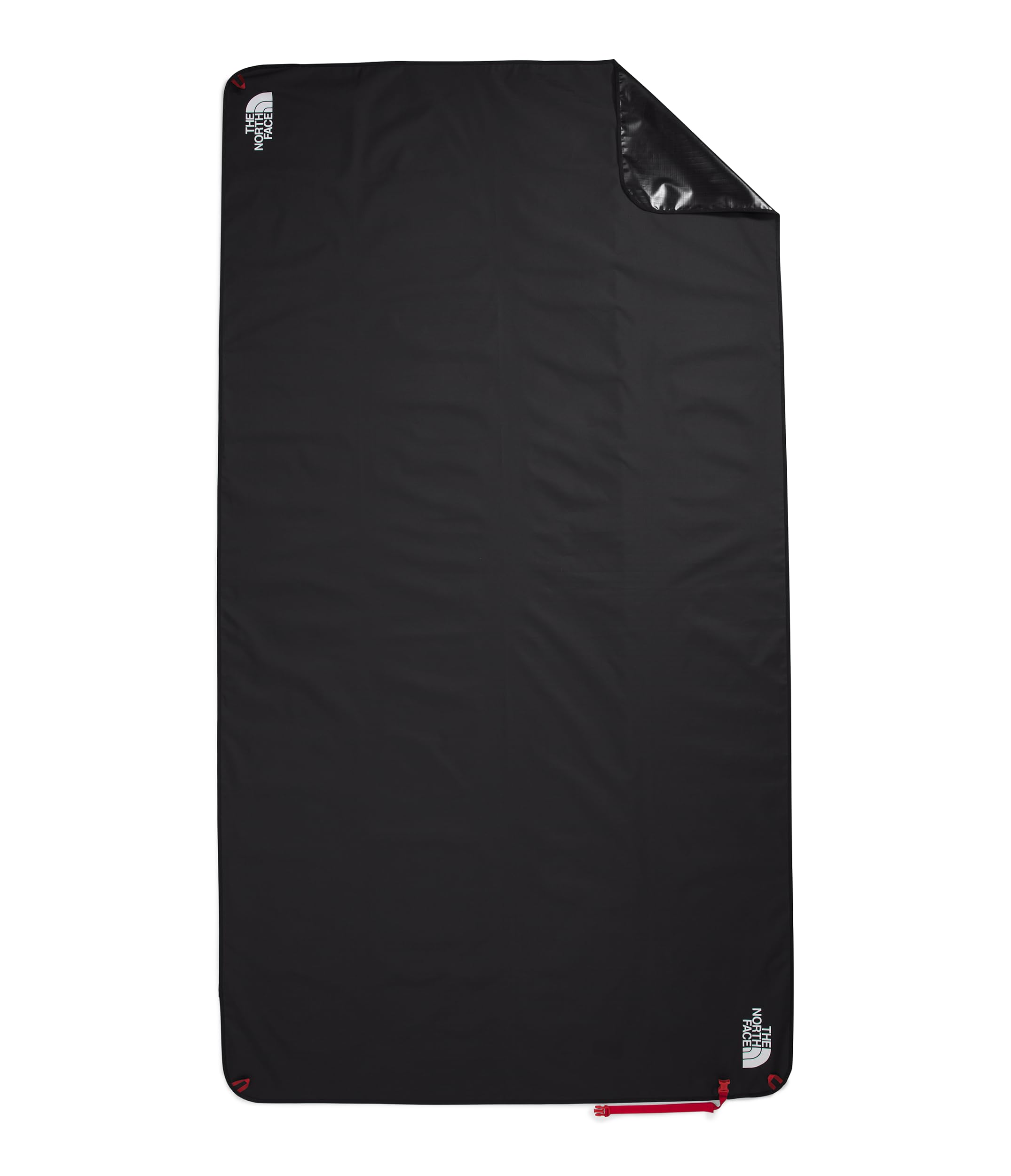 THE NORTH FACE XL Wawona Ground Tarp - Water Repellent Ground Cover, Tent Stake Corner Loops, Durable Fabric, TNF Black, One Siz