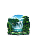 THAMPZ Shivamogga 3D Embossed Flexible Fridge Magnet 0.5mm Decorative with Strong Hold | Refrigerator Magnet for Notes, Photos