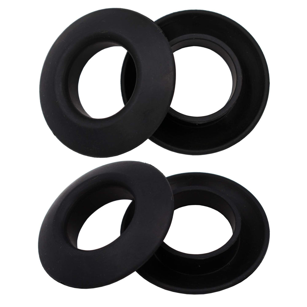 Betobier 4 Pcs Universal Kayak Paddle Drip Rings-For Kayak And Canoe Paddles - No More Sliding Up And Down (Black)