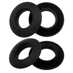 Betobier 4 Pcs Universal Kayak Paddle Drip Rings-For Kayak And Canoe Paddles - No More Sliding Up And Down (Black)