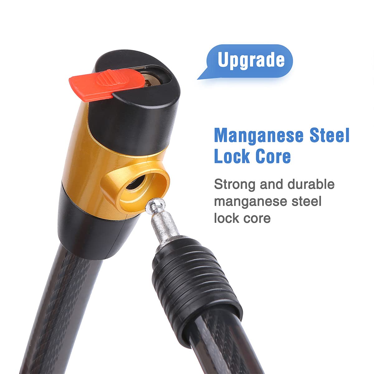 Cable Lock,Bike Lock,Motorcycle Lock,Lock Warehouse, Gate, Very Strong.