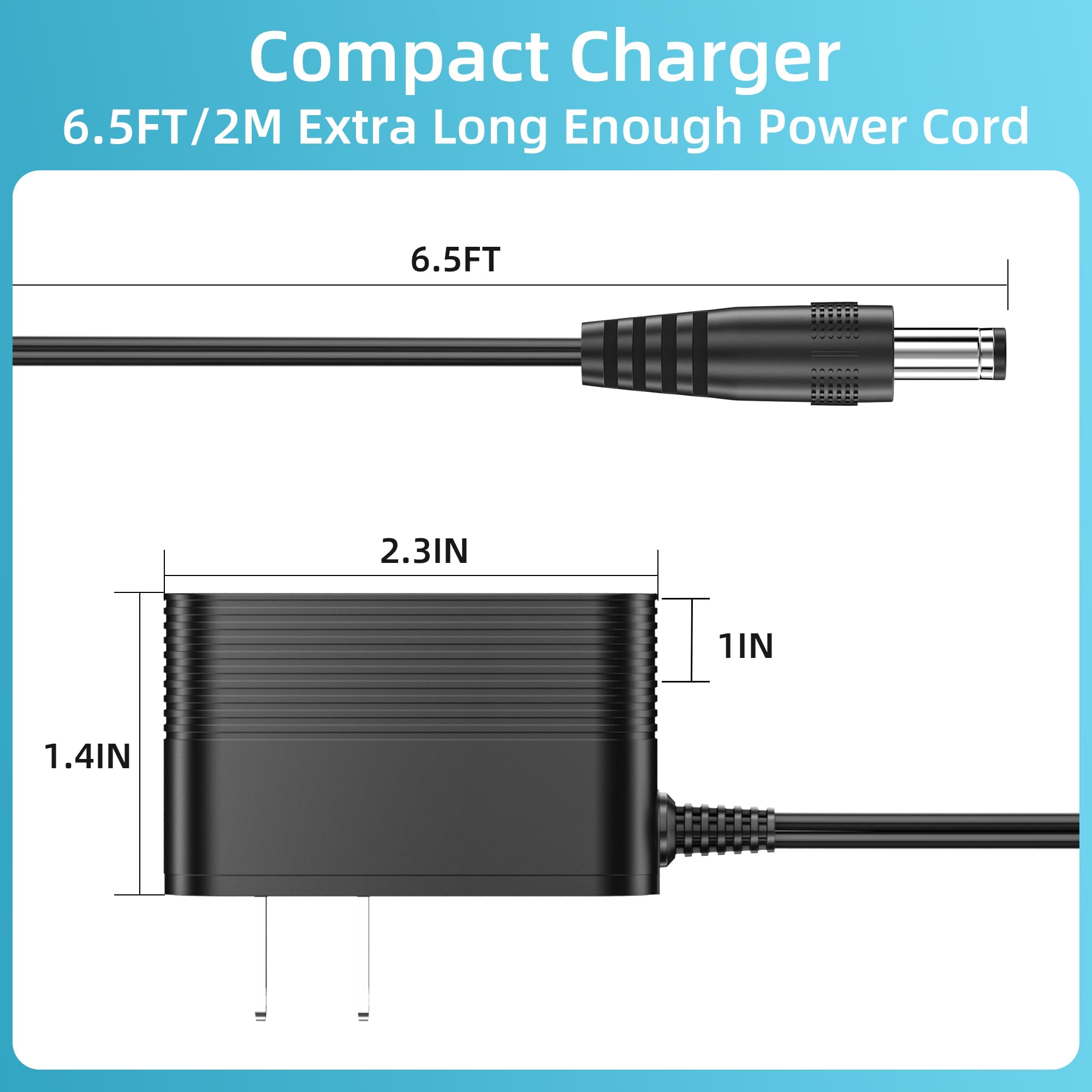Power Cord For Schwinn Bike Charger Exercise Elliptical Recumbent Upright Trainer A10 A20 120 122 125 130 150 170 213 220 222 24