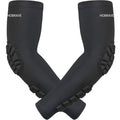 Hobrave Padded Arm Sleeves 2 Pack Crashproof Elbow Forearm Pads Compression Protection Support For Basketball Volleyball
