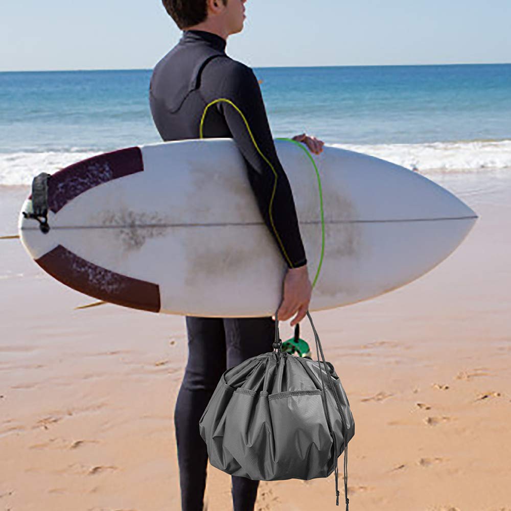Sun Cube Wetsuit Changing Mat, Waterproof Surf Bag, Drawstring Wetsuit Bag, Surfing Accessories For Kayakers, Dry Bag For Beach,