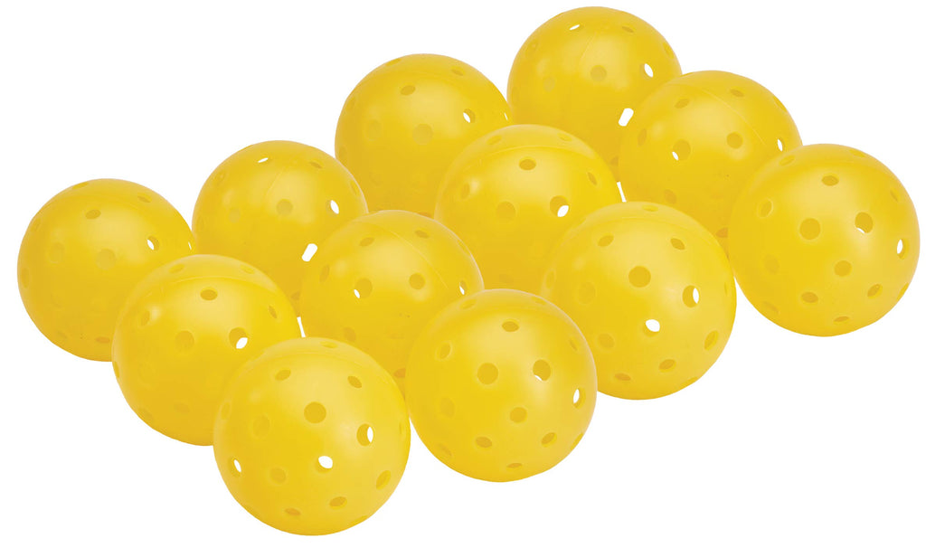 Tourna Strike Outdoor Pickleballs (12 Pack) - Usapa Approved, Optic Yellow (Pikl-12-Oy-O)