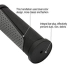 Topcabin 2X Short Mini Handlebar Bicycle Grips Fit Many Standard Bikes 90Mm Length (Black + Grey)