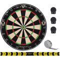 Viper Obsidian Black Official Competition Steel Tip Dartboard, Wdf Accredited With Staple-Free Razor-Thin Spider Wire, Self-Heal