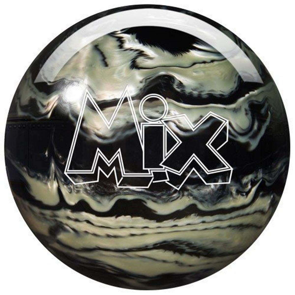 Storm Mix Urethane Bowling Ball, Black/White, 10 Lb