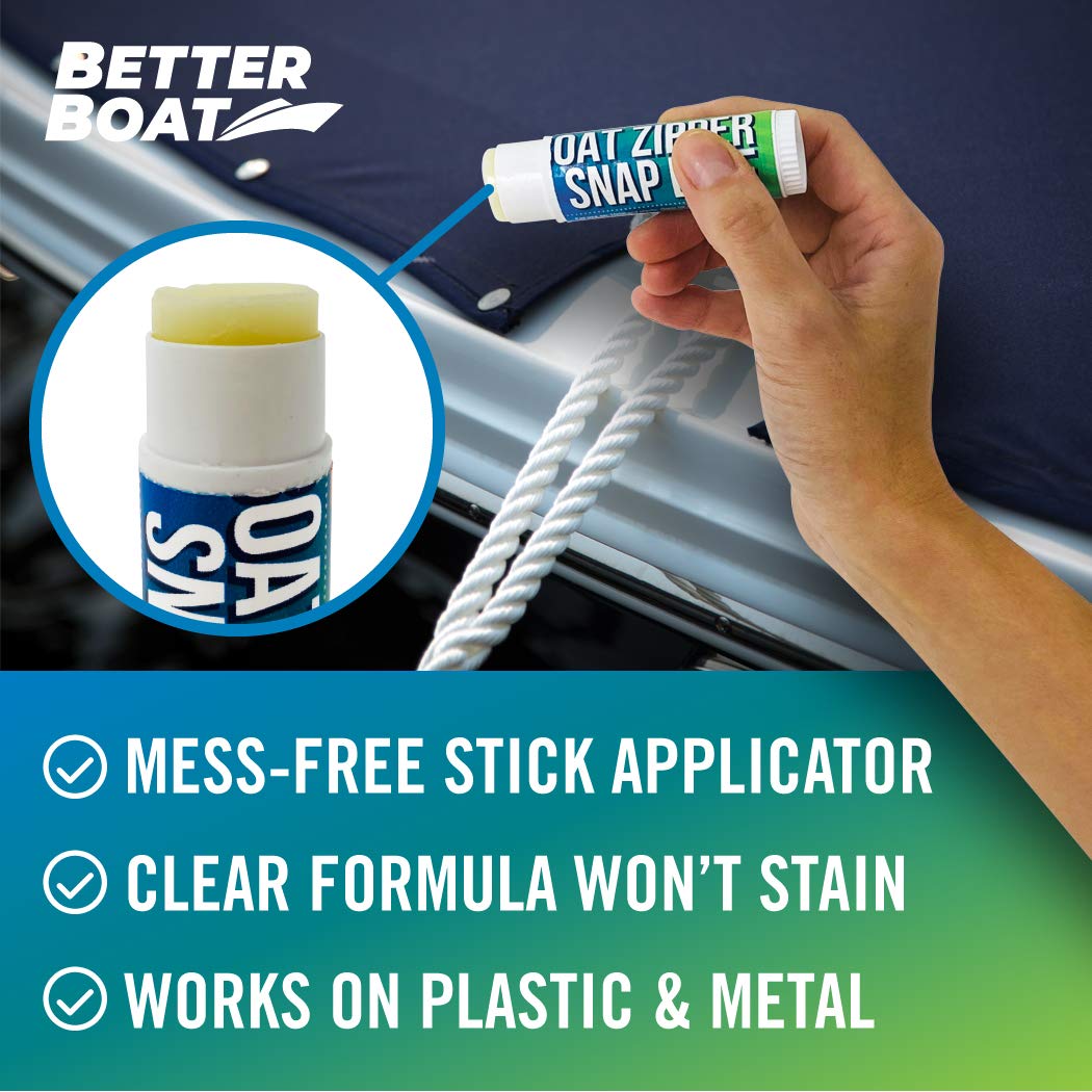 Zipper Wax  Zip Lube Marine Grade Zipper Lubricant Stick Zipper Lubricate With Ease Boat, Canvas, Bimini Snap, Metal Zippers, Ja