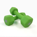 Cap Barbell Neoprene Dumbbell Weights, 8 Lb Pair, Shamrock