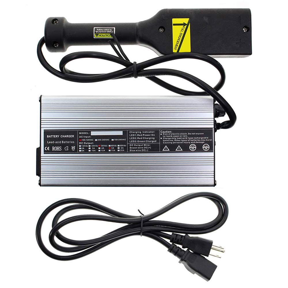 36 Volt 5 Amp Powerwise Golf Cart Battery Charger For Ez-Go Ezgo Fully Medalist, By Liyyoo