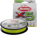 Berkley Jordan Lee X5 Braid Superline, Flame Green, 30-Pound Break Strength, 2188Yd Fishing Line, Suitable For Freshwater Enviro