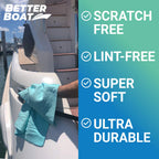 Super Absorbent Towels Drying Chamois Cloth Synthetic Smooth Boat Cooling Towel Shammy Towel For Car Drying Towel Marine Grade C