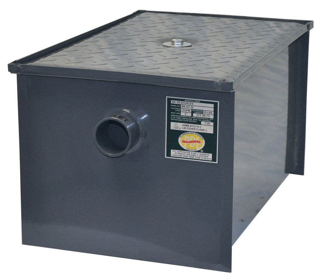 Bk Resources Bk-Gt-50 Grease Trap, 50 Lb Capacity