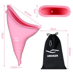 Awoken Female Urination Device For Women, Reusable Silicone Female Urinal For Women Standing Up Pee Funnel, Female Urinal With D