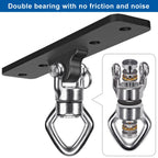 Benelabel Ceiling Mount Swing Hanger With Bearing 900 Lb Capacity Heavy Bag Hanger Stainless Steel Hanging Chair Mount 360 Swing