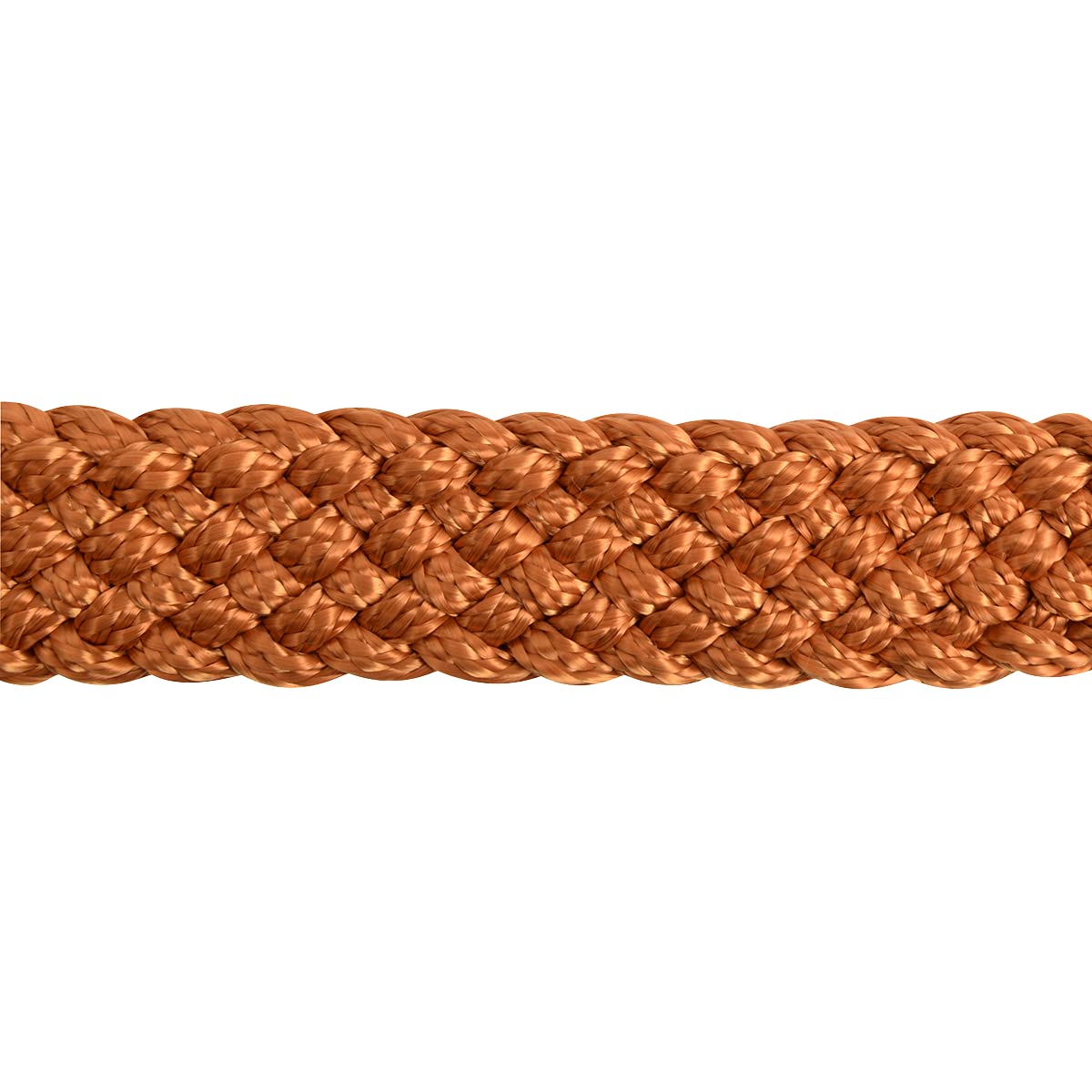 Cashel Flat Braid Halter And Leadrope, Copper