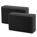 Lafillette Yoga Blocks, Eva Foam Soft NonSlip Yoga Brick For Yoga, Pilates, Meditation, Aid Balance, Fitness (Black)