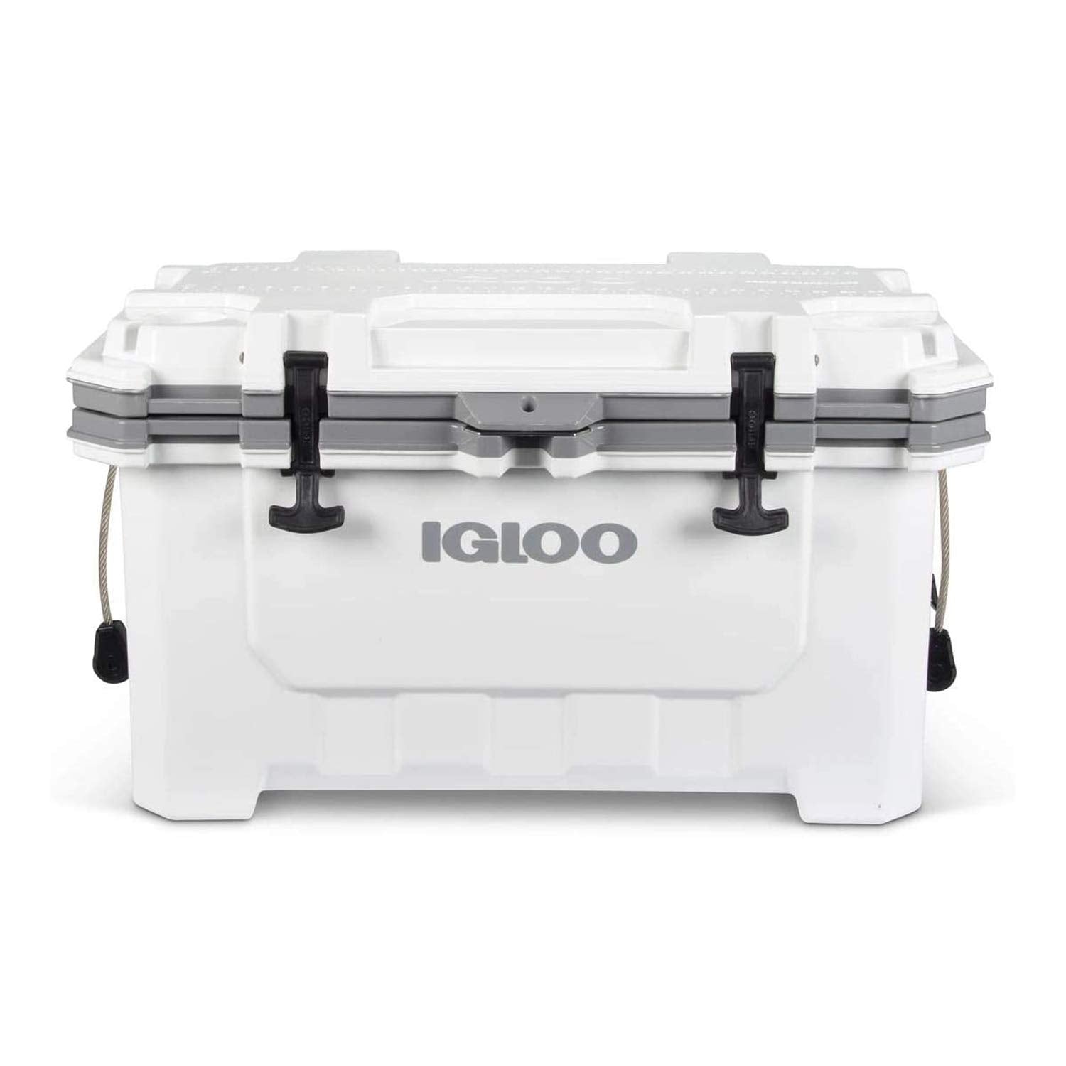 Igloo White Imx 70 Qt Lockable Insulated Ice Chest Injection Molded Cooler With Carry Handles