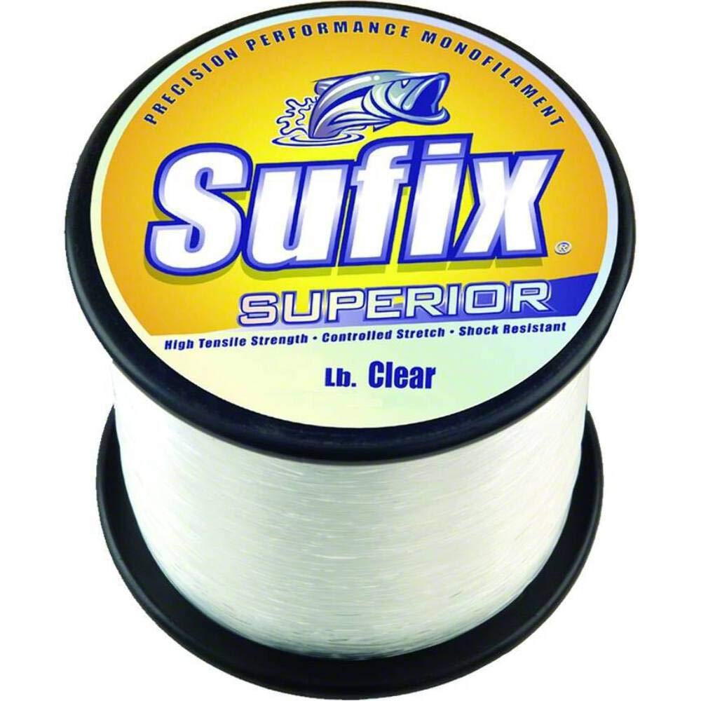 Sufix Superior 1/4-Pound Spool Size Fishing Line (Yellow, 15-Pound)