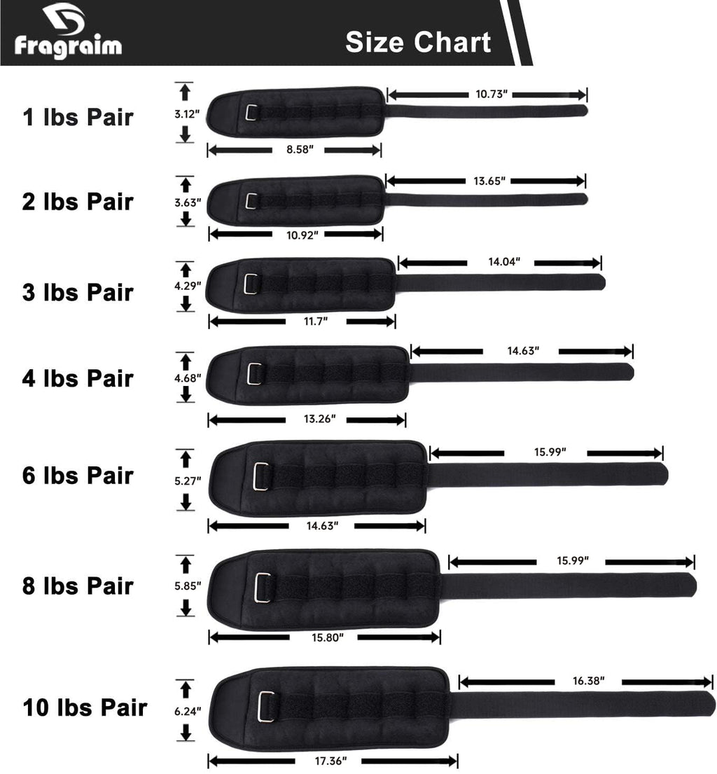 Ankle Weights,   3 Lbs Each (6 Lbs Pair) Wrist Leg Arm Weights For Women, Kids And Men, Comfortable And Soft, Pretty Sturdy, Per