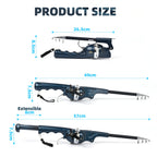 Blisswill Fishing Gear Telescopic Fishing Rod Combo With Reel And Line