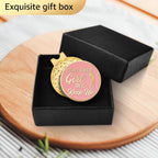 Geygie I Play Like A Girl Try To Keep Up Pink Gold Golf Ball Marker With Magnetic Hat Clip, Funny Golf Gifts And Accessories For