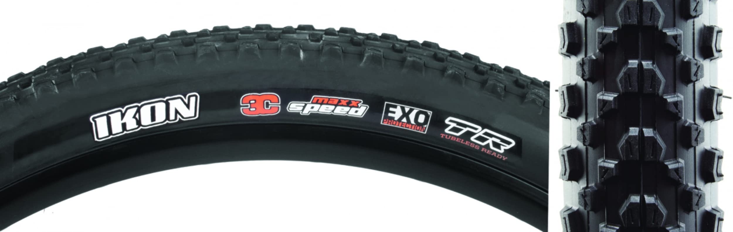 Maxxis Ikon Folding 3C Maxx Speed Exo/Tr Tyre - Black, 26 X 2.35-Inch