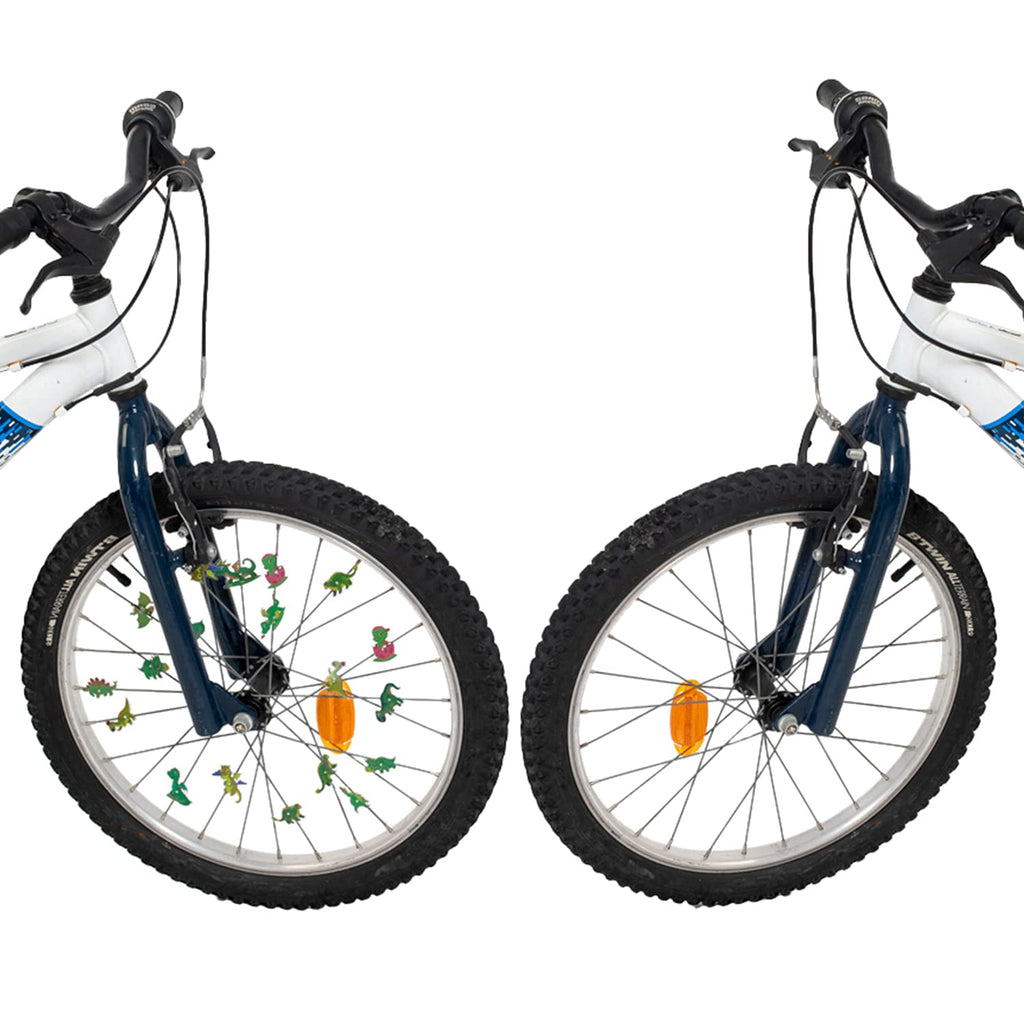 Bike Wheel Dinosaurs Spokes - 36 Kit - Cute Biking Accessories For Kids - Bicycle Spokes Decorations - Cool Cycling Gear Gift Fo