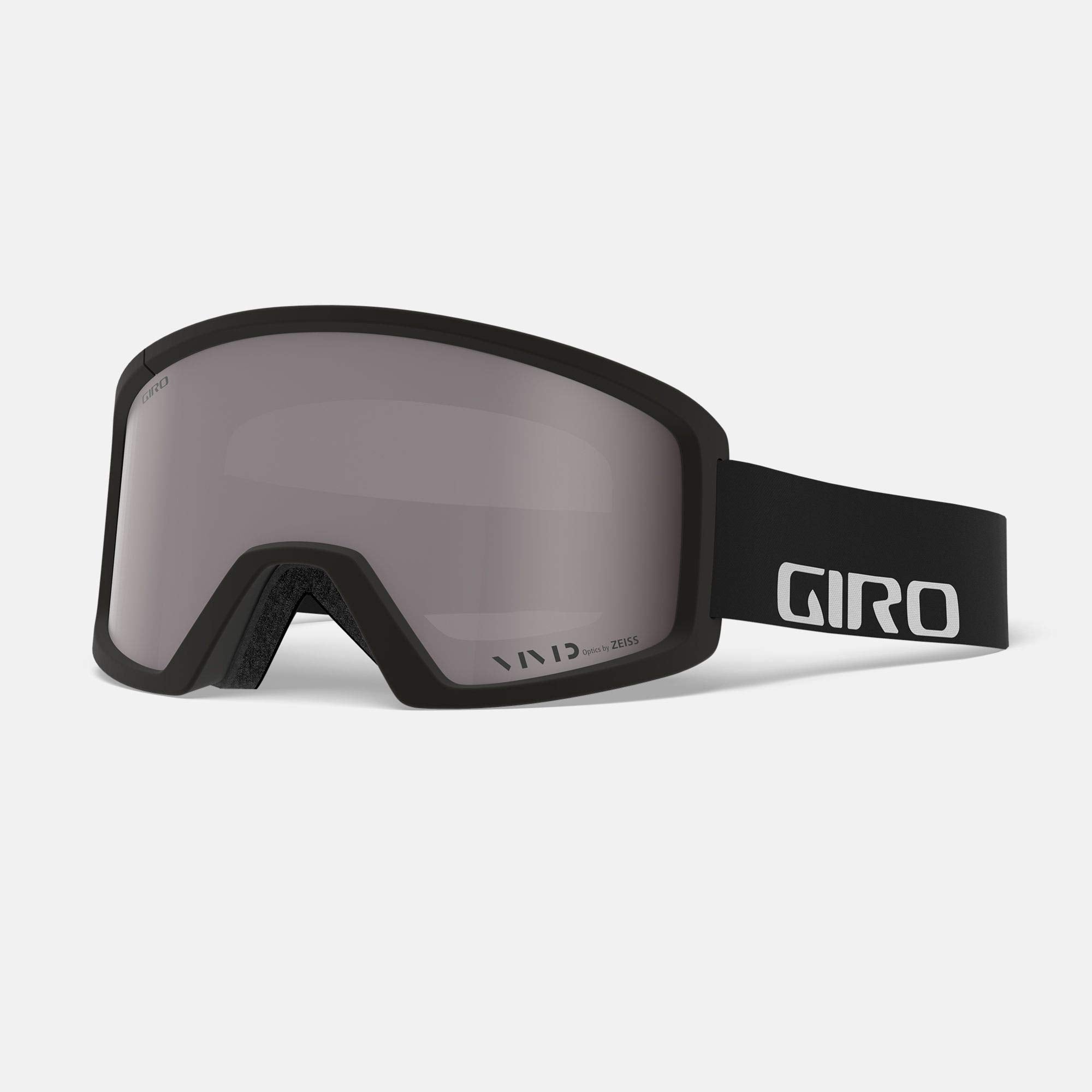 Giro Blok Ski Goggles - Snowboard Goggles for Men & Youth - Black Wordmark Strap with Vivid Onyx Lens