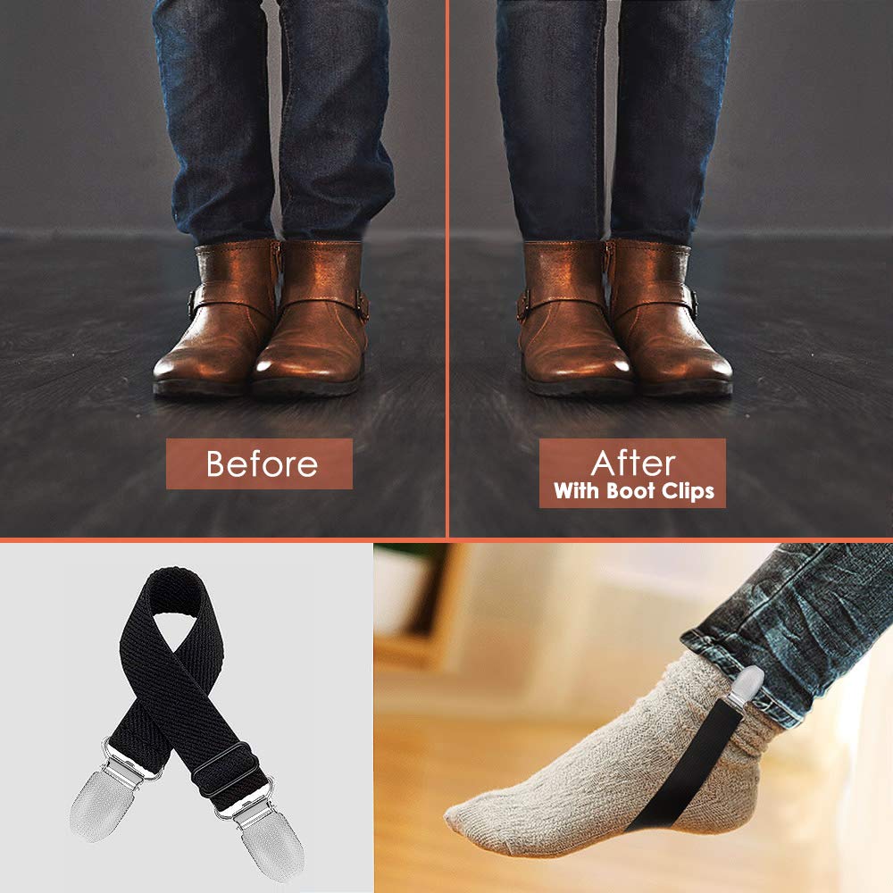 Adjustable Boot Straps Pant Stirrups Clips For Women And Men Motorcycle Biker Smooth Jeans Trousers Bed Sheets, Mattress Covers,