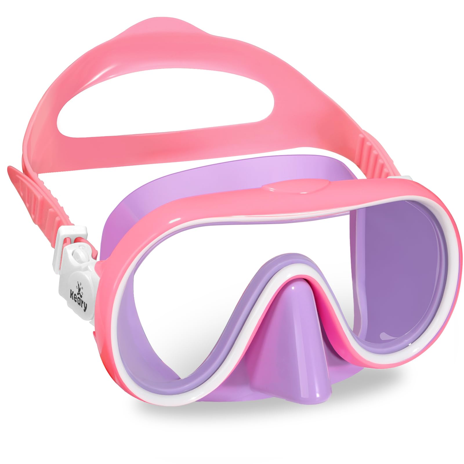 Keary Kids Swim Goggles with Nose Cover Swimming Goggles for Kids 6-14 8-12 age 4-7 3-6 3-5 Snorkel Mask Toddler Boys Girl Youth