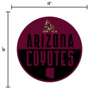 Rico Industries Nhl Arizona Coyotes Classic Shape Cut Pennant - Home And Living Room D  Cor - Soft Felt Ez To Hang