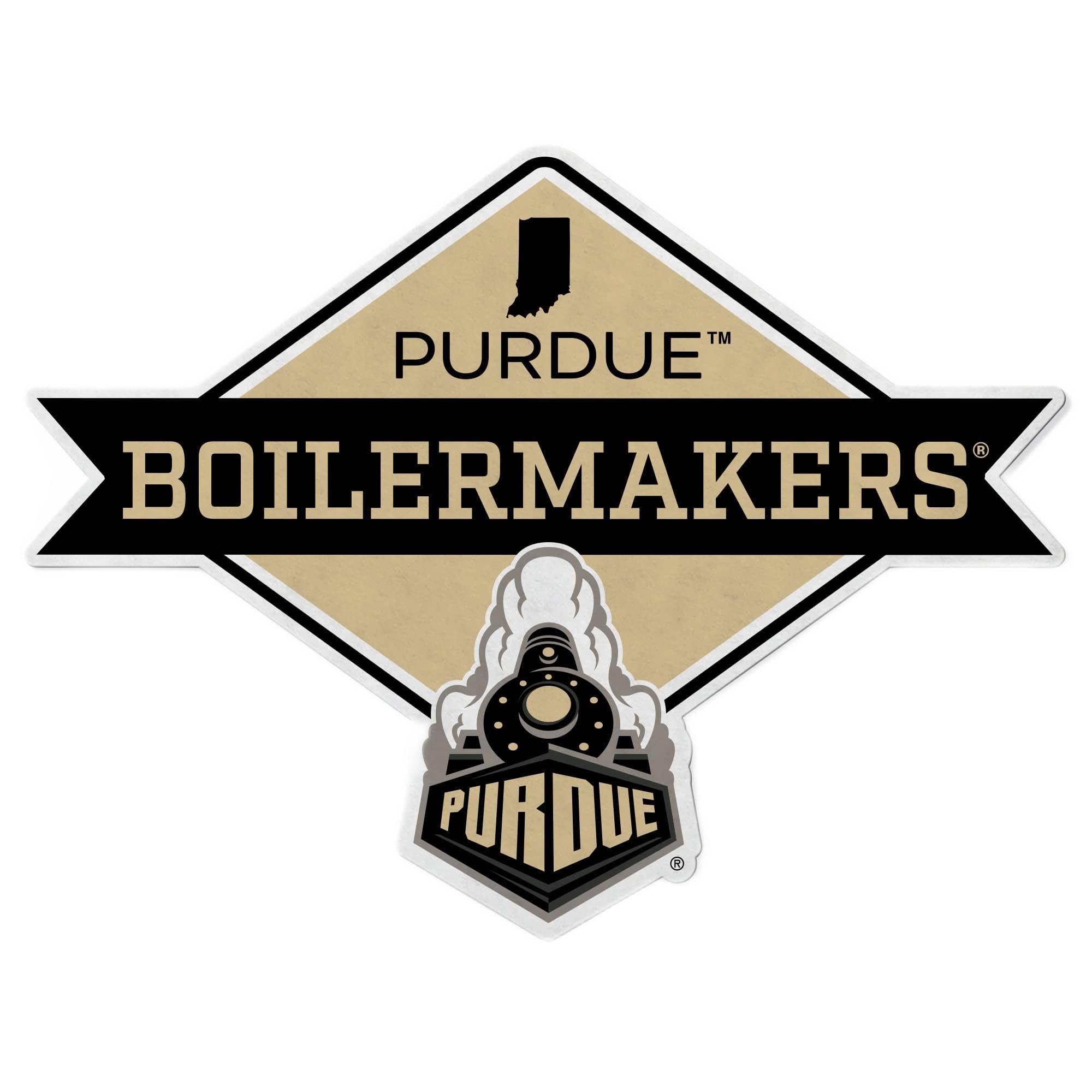 Rico Industries Ncaa Purdue Boilermakers Diamond Shape Cut Pennant - Home And Living Room D  Cor - Soft Felt Ez To Hang 20.5 X 1