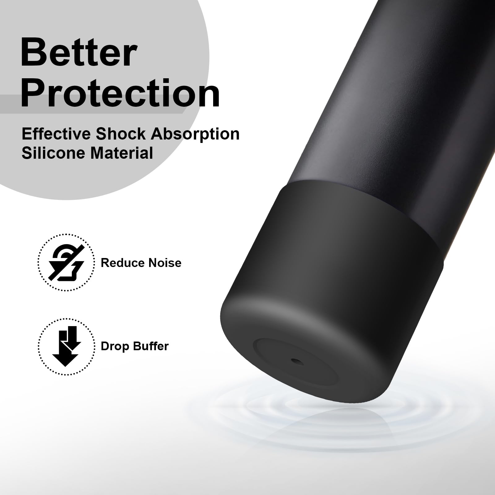 Alwenid 2PCS Silicone Water Bottle Boot for Owala 24oz, Anti-Slip Protective Sleeve Bottom Bumper Protector for FreeSip, Twist,