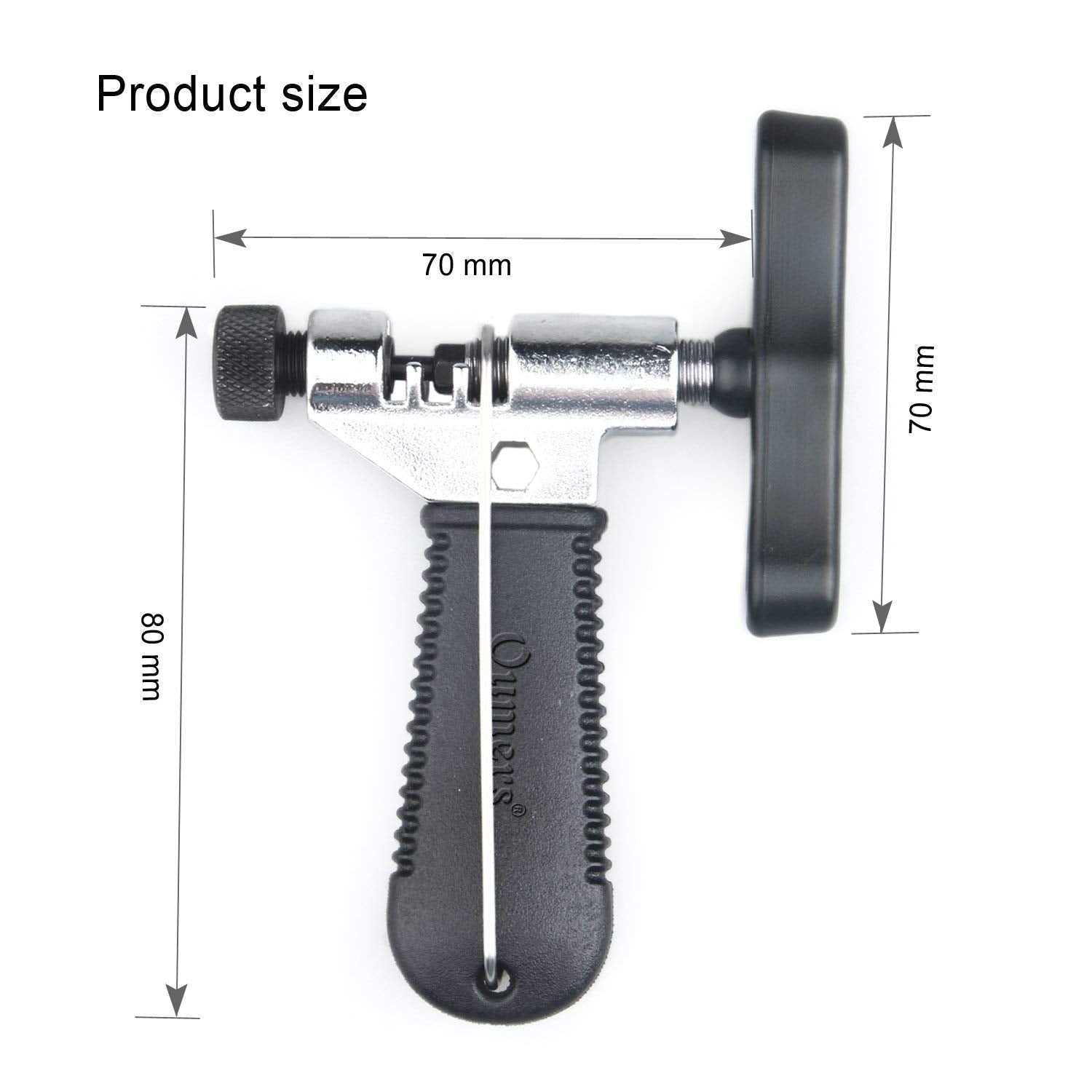 Oumers Universal Bike Chain Tool With Chain Hook, Road And Mountain Bicycle Chain Repair Tool, Bike Chain Splitter Cutter Breake