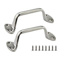 NRC&XRC Heavy Duty 316 Stainless Steel 6 (150MM) Marine Grade Boat Polished Marine Grab Handle Handrail W/Screws Boat Yacht Acce